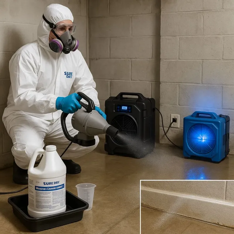 Sanitization and Odor Removal process in Eddyville, IA