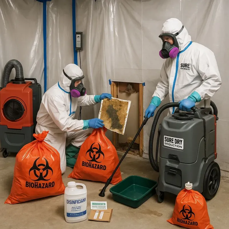 Contaminated Water Handling Protocols process in Eddyville, IA